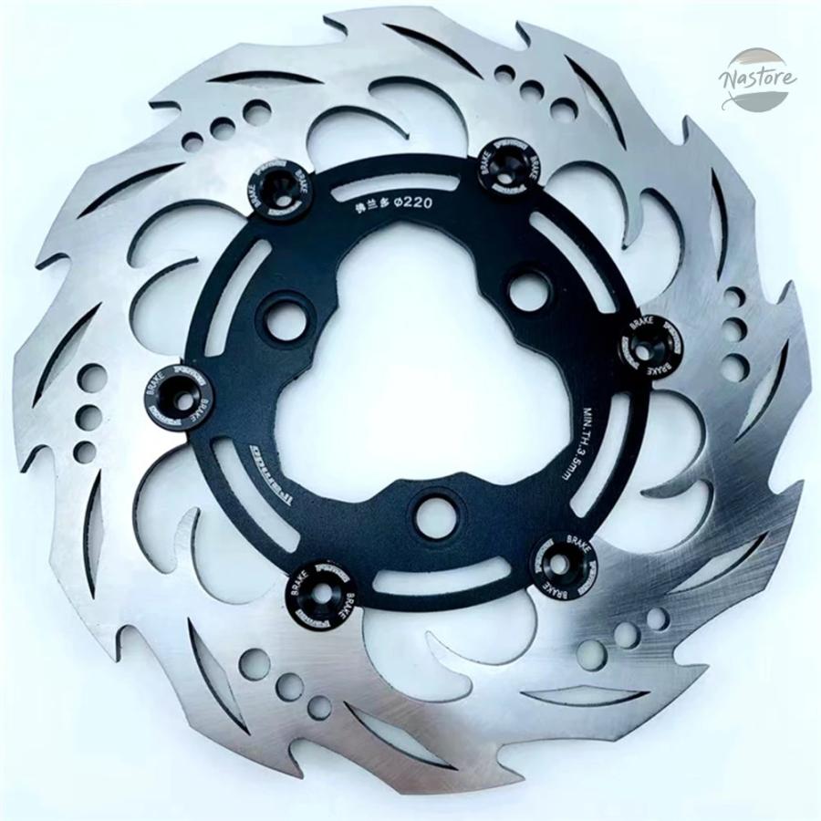 並行輸入品 ヤマハ ブレーキ 汎用RPM82MMキャリパー3穴70MMディスクディスクローターセット4ピストンラジアルマウントエアロックスナイトロBWS_4