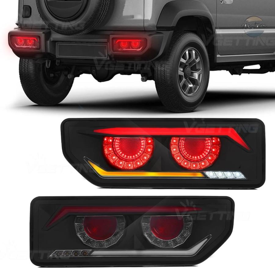 並行輸入品 スズキ スズキ リア ブレーキ スズキジムニー 2018 2019-2024 LEDテールランプアセンブリ ハザードライトの画像