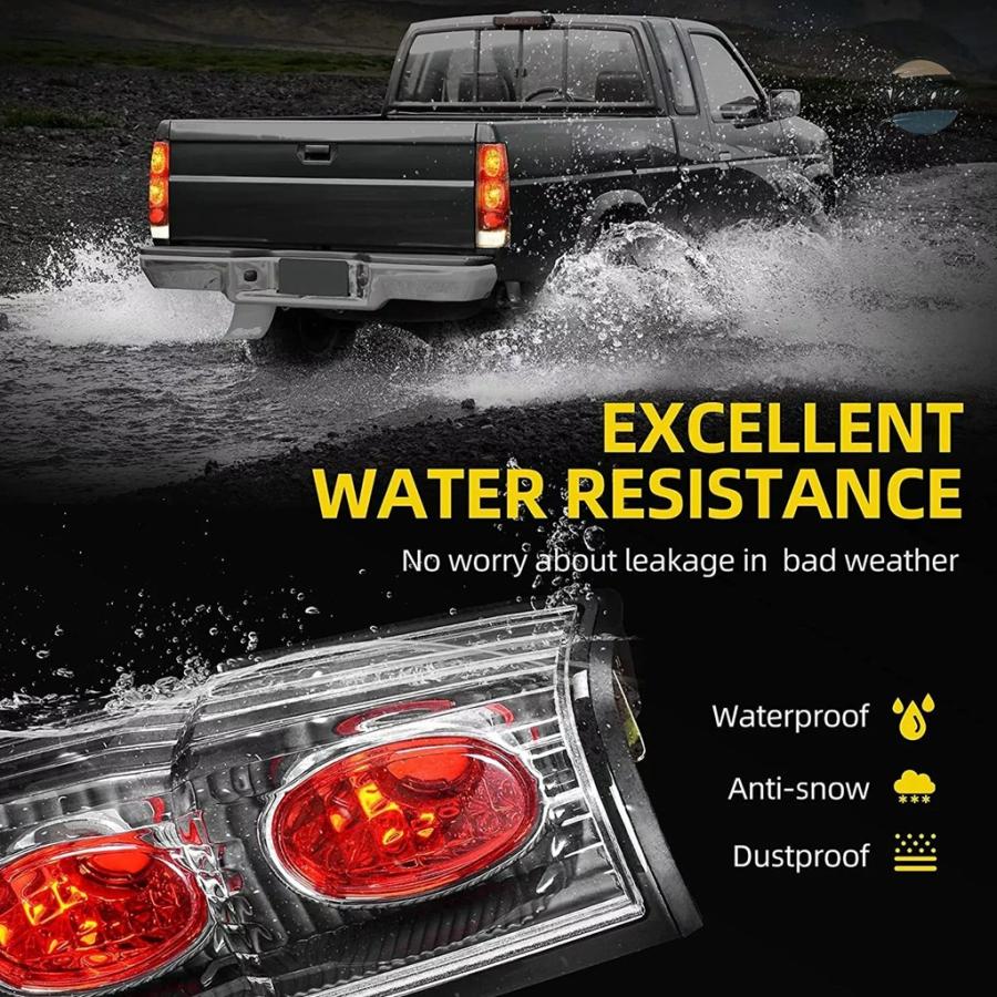 並行輸入品 日産 リア 交換 1ペア ライト OE NI2800103 NI2801103 テールライト テールライト 日産 日産 D21 ハードボディの画像