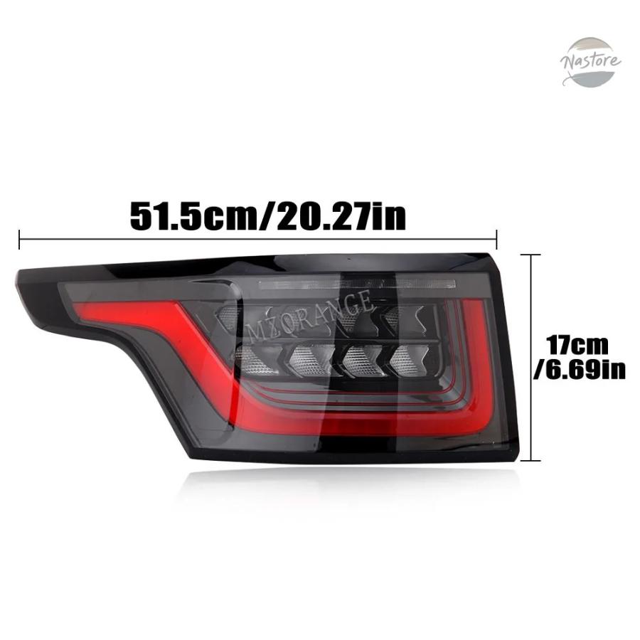 並行輸入品 ブレーキ ランドローバー レンジローバー スポーツ 2014-2022 テールライト ドライビングリバースランプ ダイナミックLEDウィンカーの画像
