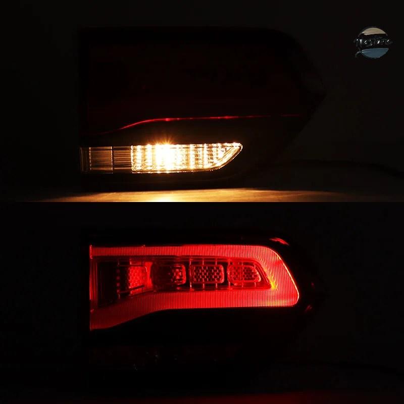 並行輸入品 リア ブレーキ ジープ グランドチェロキー SRT8 2014-2019 カーアクセサリー テールライト シグナルランプ テールランプアセンブリの画像