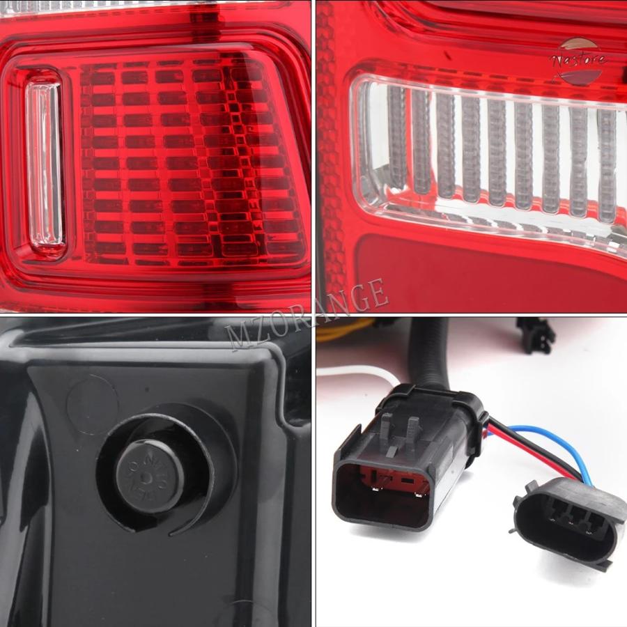並行輸入品 リア ブレーキ ダッジ ラム 1500 2500 3500 2009-2018 LEDテールライト ライト ストップ ウィンカー フォグランプ_3