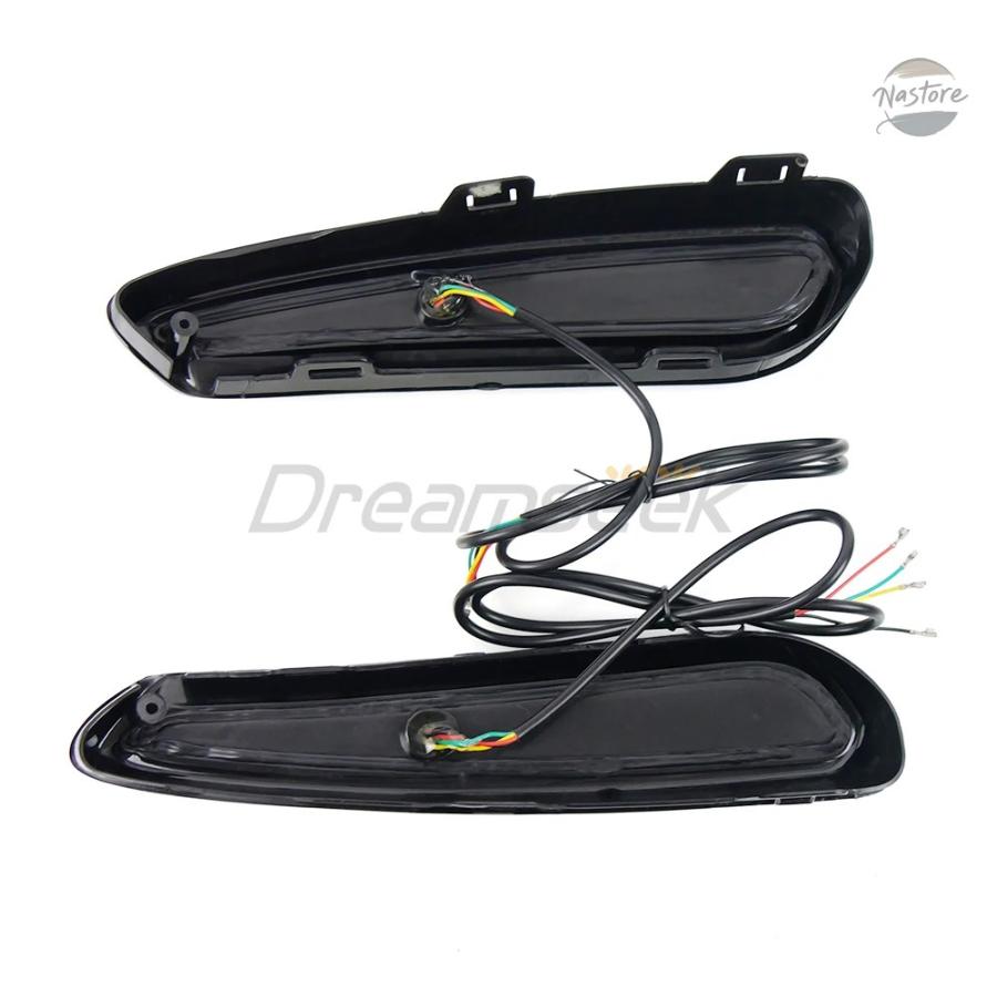 並行輸入品 ホンダ リア ブレーキ ホンダ シビック タイプ R FL5 2023+ LED バンパー テールライト ドライビングランプ シーケンシャルの画像