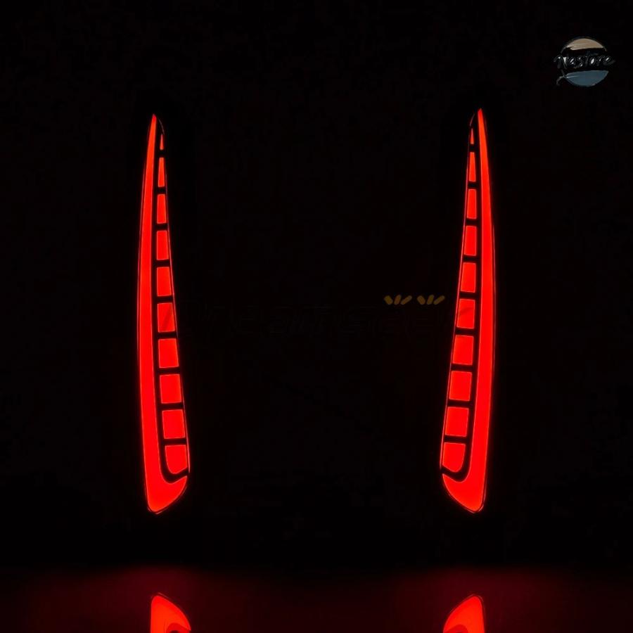 並行輸入品 ホンダ リア ブレーキ ホンダ シビック タイプ R FL5 2023+ LED バンパー テールライト ドライビングランプ シーケンシャルの画像