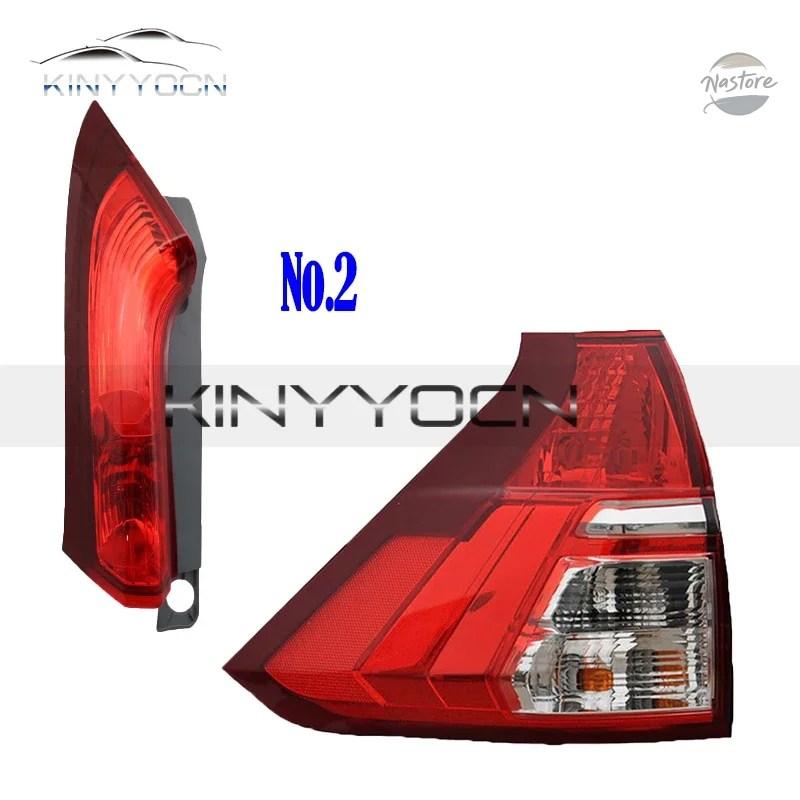並行輸入品 リア ヘッド ホンダ CRV CR-V 2012 13 14 15 16 ライト テールライト テールランプ テールライト テールランプ ブラック_2