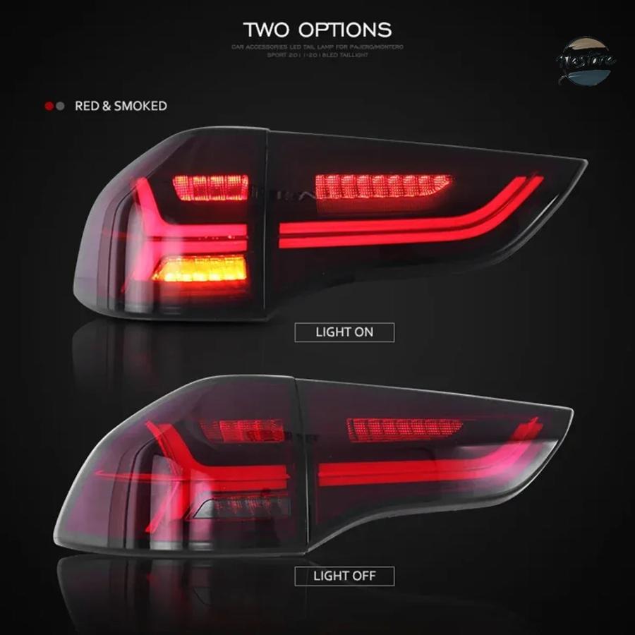 並行輸入品 三菱 パジェロスポーツ LEDテールライト2011年以降DRL自動車アクセサリー