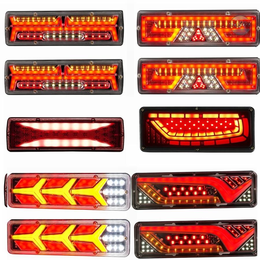 並行輸入品 リア キット 12V-24V LED テールライト ウィンカーランプ