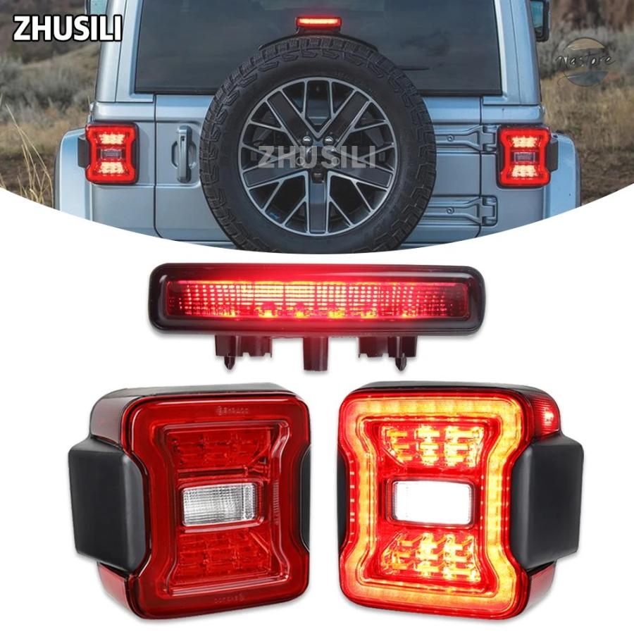 並行輸入品 ブレーキ 交換 ジープ ラングラー JL 2018-2023 LED テール