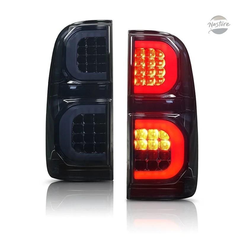 並行輸入品 リア ブレーキ ペア LED テールライト ランニングライト + + リバース + アンバー ウィンカー テールライト アセンブリ ハイラックスの画像