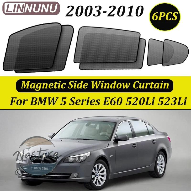 並行輸入品 BMW フロント LINNUNU 5シリーズ E60 2003-2010 520LI 523LI 528LI 530LI マグネット式カーサンシェードの画像