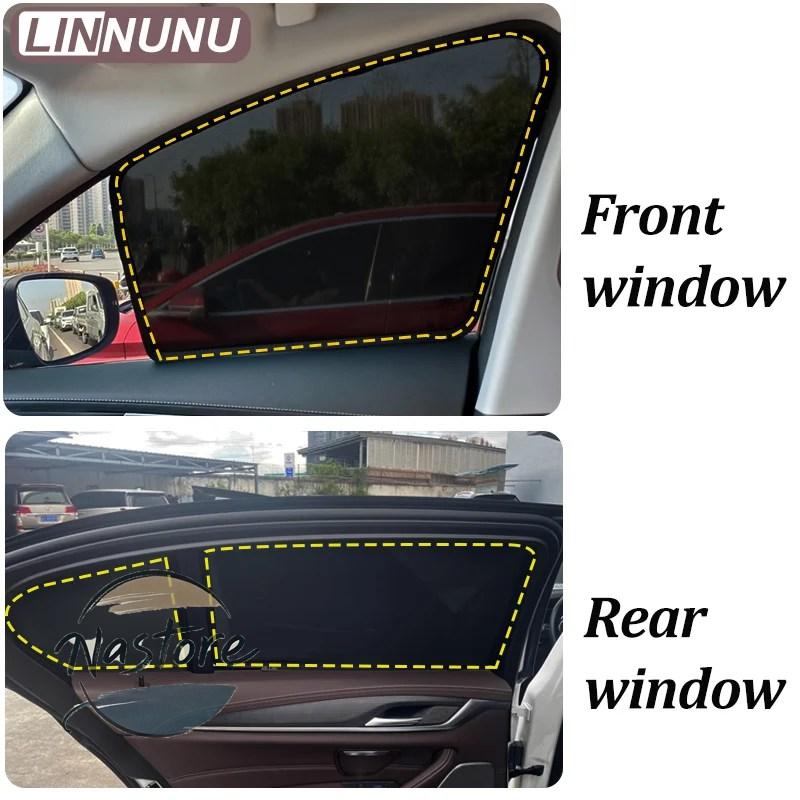 並行輸入品 BMW フロント LINNUNU 5シリーズ E60 2003-2010 520LI 523LI 528LI 530LI マグネット式カーサンシェードの画像