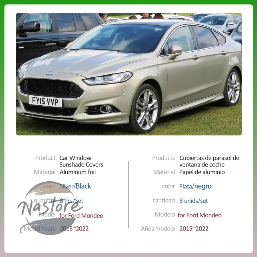 並行輸入品 カバー フロント フォード FORD モンデオ MK5 フュージョン CD391 2015~2022 カーサンシェード サイドガラスカーテンの画像
