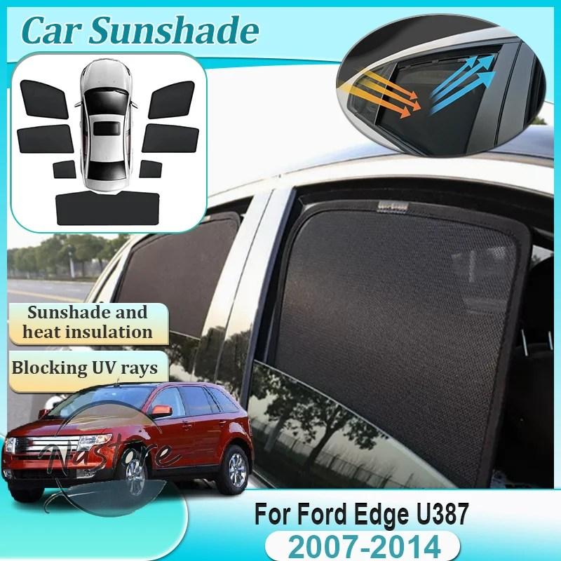 並行輸入品 カバー フォード FORD エッジ MK1 U387 2013 2007-2014 メッシュサンシェード サイドウィンドウバイザー プライバシーパッドの画像