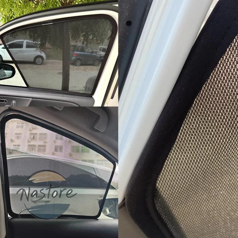 並行輸入品 VOLVO XC90 B5 B6 2020~2025 2021 2022 2024 メッシュサンシェード マグネット式ウィンドウサンバイザーカーテンの画像