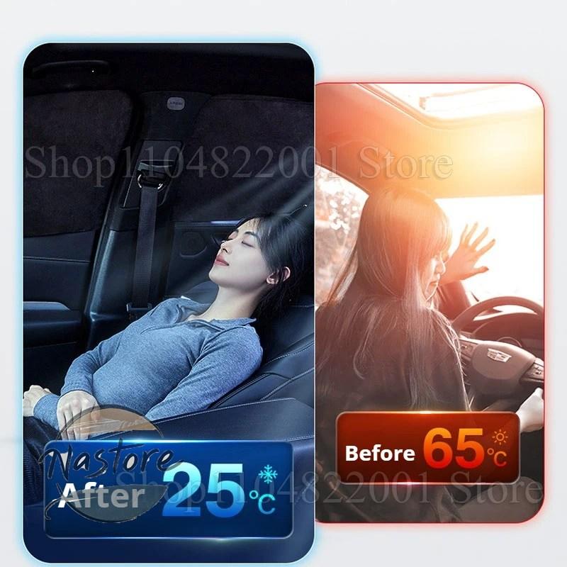 並行輸入品 BMW カバー X5 E70 F15 G05 2006-2024 ダブルレイヤーマグネット式カーサンシェードカーテン サイドウィンドウプライバシーの画像