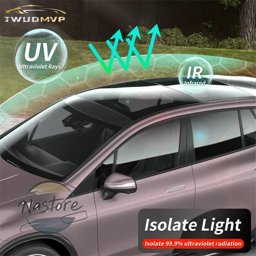 並行輸入品 メルセデスベンツ メルセデスベンツ ベンツ EQE SUV 2023 2024 2025 カーウィンドウサンルーフステッカールーフフィルムアイスアーマ_3