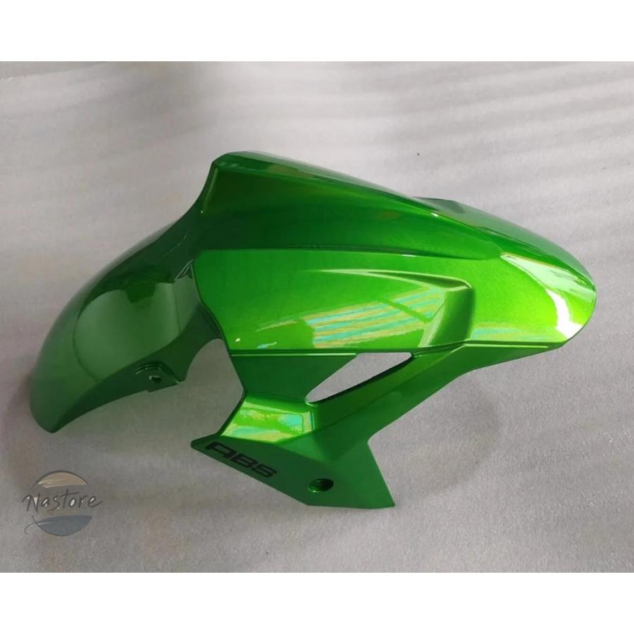 並行輸入品 フロント ホイール ガード カワサキ NINJIA Z400 18-22年前 マッド マッドガードタイル ウォーターデフレクター_8