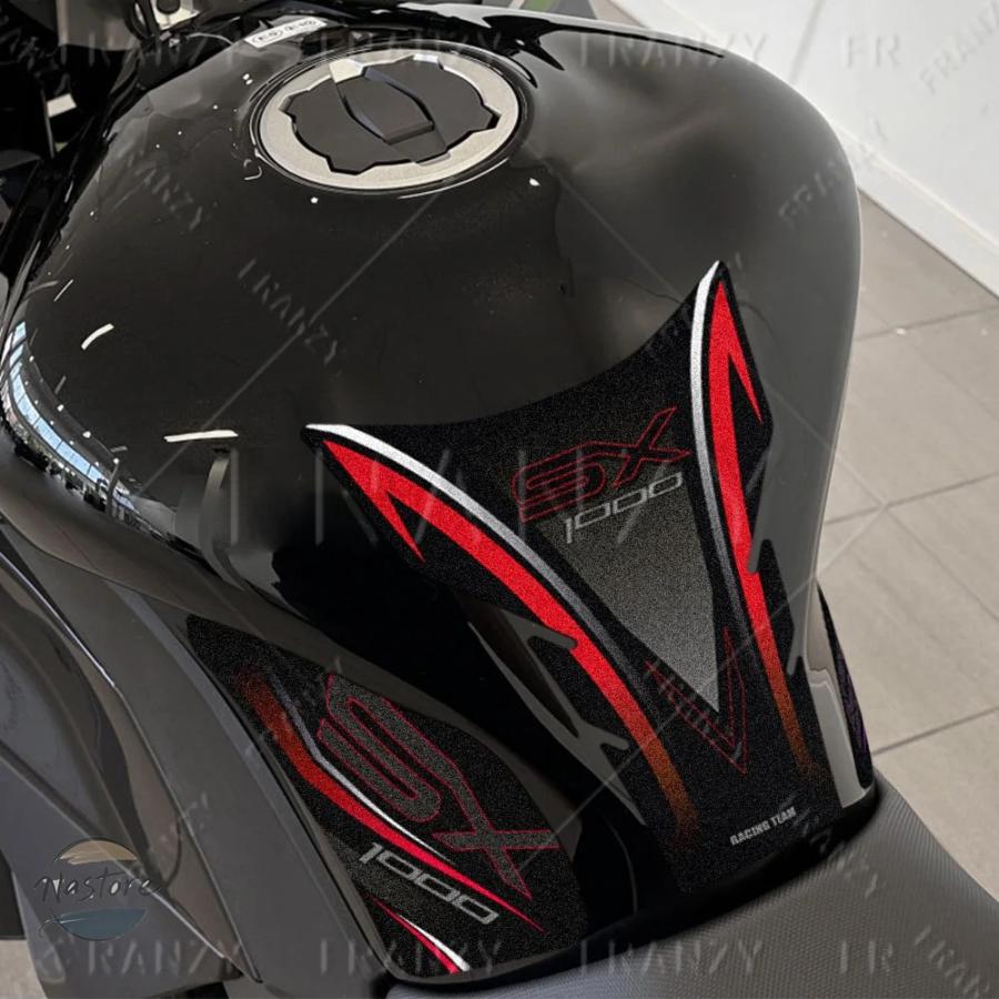 並行輸入品 バイク カスタムパーツ 3m 燃料タンクパッドステッカー プロテクター 滑り止め デカール アクセサリー ニンジャ 1000sx sx 部品 カスタムパーツ_7