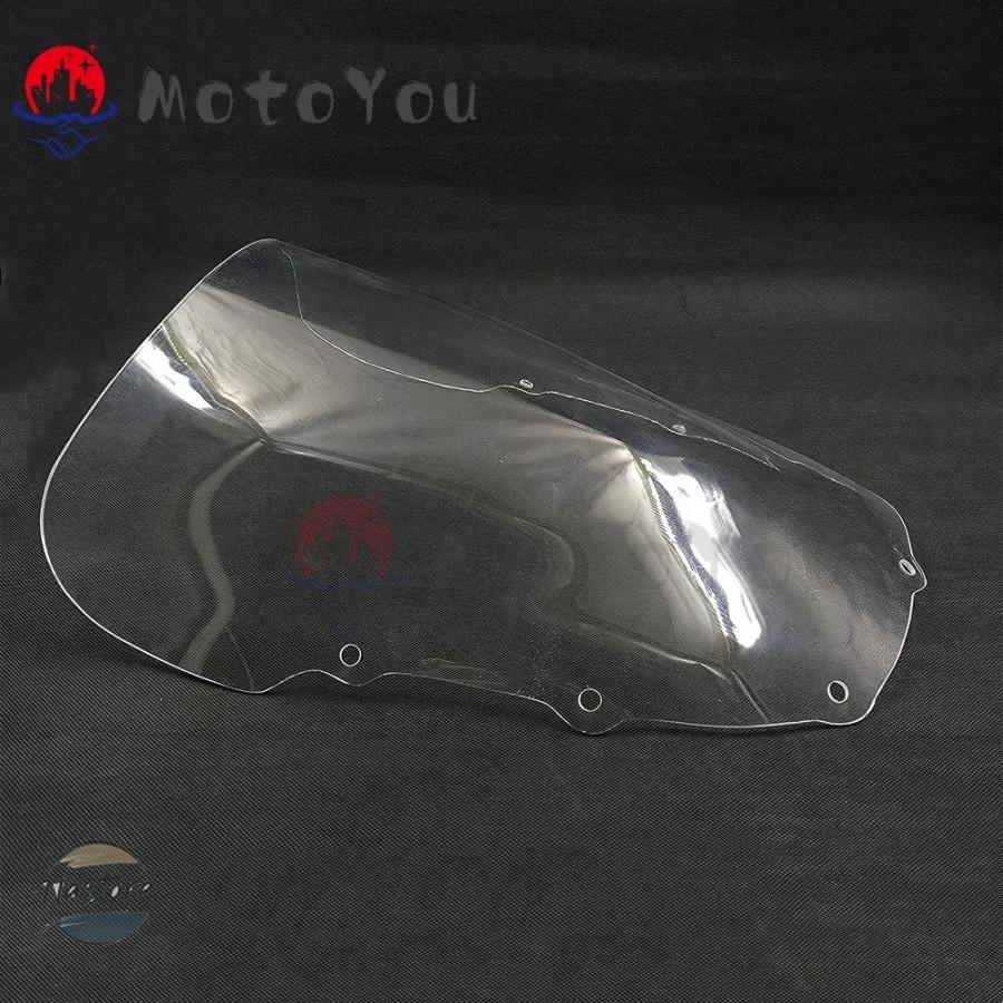 並行輸入品 1990-1992 ZZR1100 ウィンドシールド ウィンドスクリーン バイザー バイザー ウィンドシールド ダブルバブル カワサキ_3