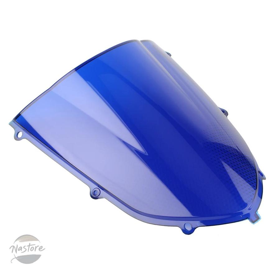 並行輸入品 バイク 風防 ダブルバブル スクリーン カワサキ zx-10r 2004 2005 04 05 absプラスチック 部品 カスタムパーツ アクセサリーの画像
