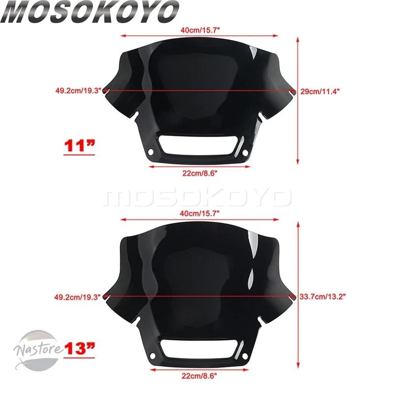 並行輸入品 バイク フロント 風防 フェアリング 風よけ デフレクター