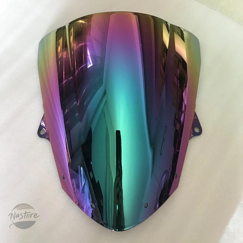 並行輸入品 バイク zx6r ウィンドシールド カワサキ ニンジャ 636 zx-6r ダブルバブルウィンドスクリーン 部品 カスタムパーツ アクセサリーの画像