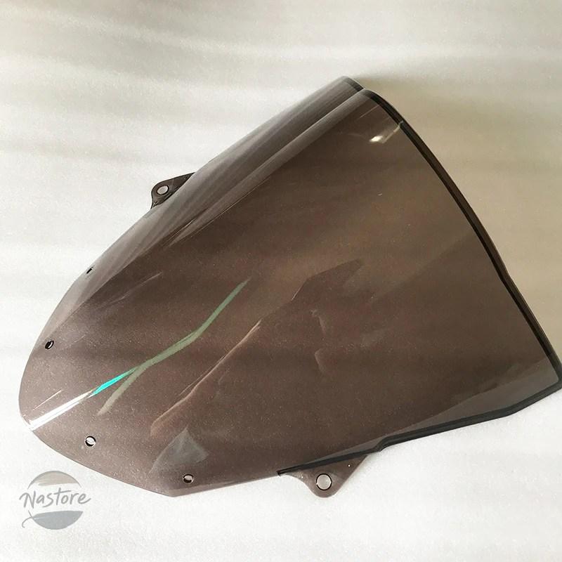 並行輸入品 バイク zx6r ウィンドシールド カワサキ ニンジャ 636 zx-6r ダブルバブルウィンドスクリーン 部品 カスタムパーツ アクセサリーの画像