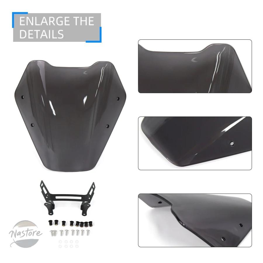 並行輸入品 ホンダ honda バイク フロント カスタム cb750 hornet 2025 2026 アクセサリー ガラス ウィンドシールド 部品 カスタムパーツの画像