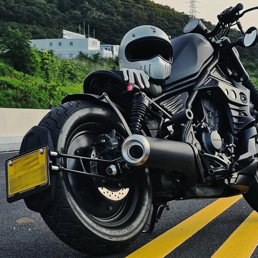 並行輸入品 ホンダ リア ガード マッド マッドフェンダーブラケットホルダーマウント スプラッシュガード ホンダ REBEL CMX500 REBEL250の画像