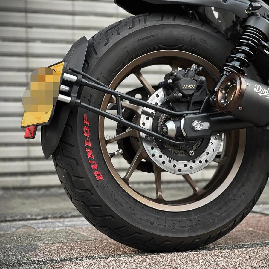 並行輸入品 ホンダ リア ガード マッド マッドフェンダーブラケットホルダーマウント スプラッシュガード ホンダ REBEL CMX500 REBEL250の画像
