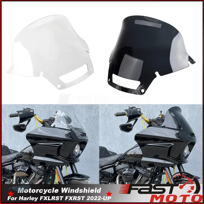 並行輸入品 ハーレーFXLRST FXRST ソフテイル ローライダー ST EI ディアボ 22-24 ウィンドシールドフェアリング ウィンドスクリーンの画像