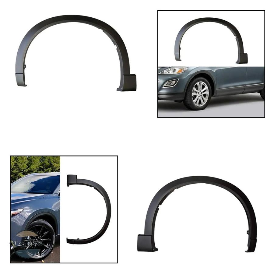 並行輸入品 マツダ フロント マツダ マツダ CX-9 カータイヤアイブロウストリップ フェンダーオープニングモールディングトリム_3