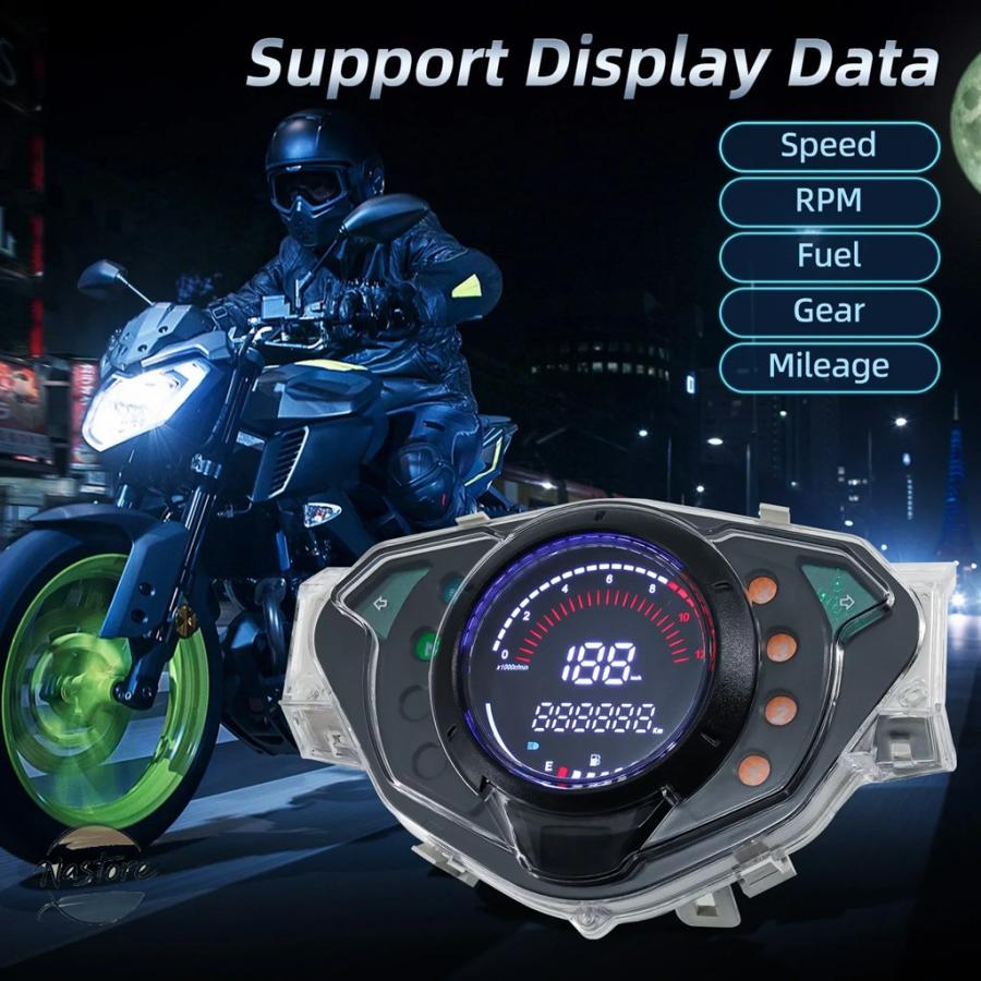 並行輸入品 ホンダ honda バイク wave 125x デジタル led スピード