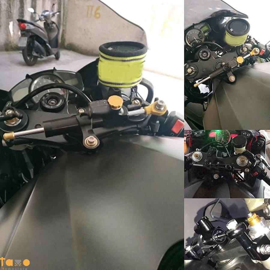 並行輸入品 BMW 汎用カーボン自転車ダンパーステアリングフォーカス