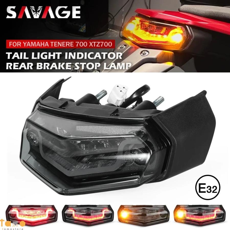 とと 並行輸入品】ヤマハ リア ブレーキ 二輪 ledテールライト ライト 一