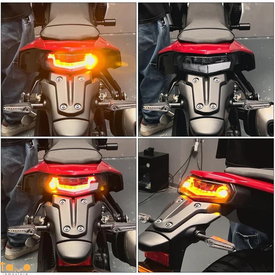 未使用 並行輸入品 ヤマハ リア ブレーキ 二輪 ledテールライト ライト 一体型