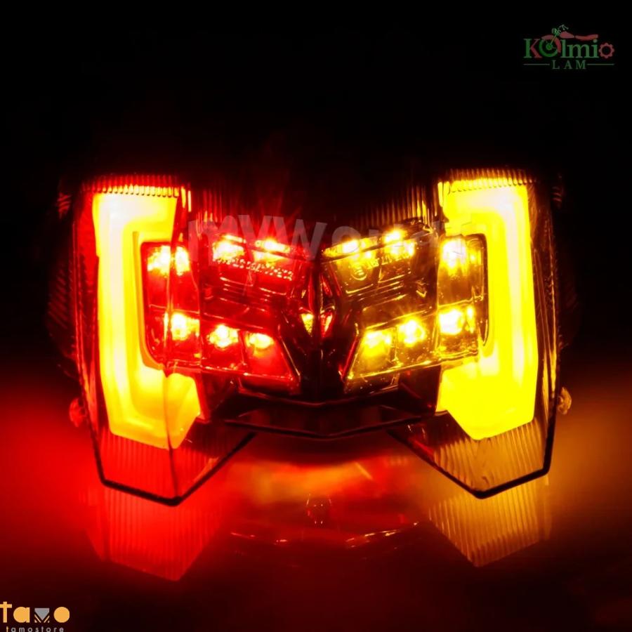 並行輸入品 ヤマハ リア ブレーキ mt09 fj09 2017 - 202 ウィンカーテールライト fj mt 09 2018 2019 2020 17 18 19 統合 led テールライトの画像