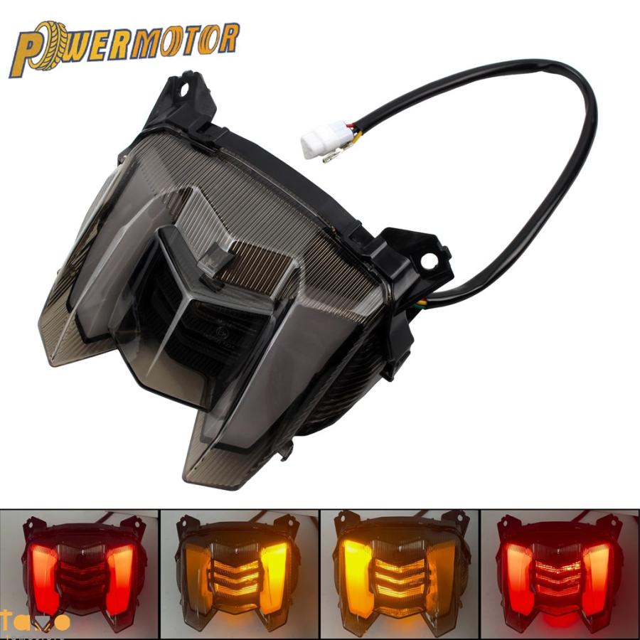 並行輸入品 ヤマハ バイク 二輪ledテールライト 統合ウインカー eマーク mt-09 fz-09 mt09 2017-20 部品 カスタムパーツ アクセサリーの画像
