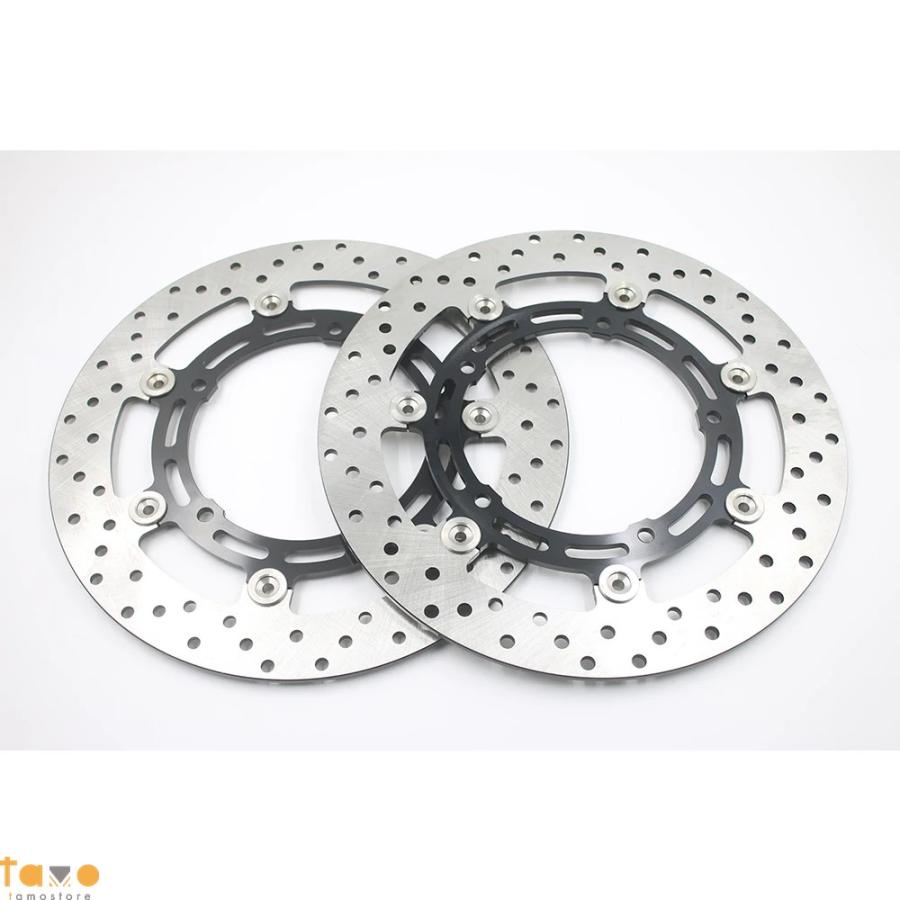 並行輸入品 フロント ブレーキ 300mmディスクディスクメインローターfz6 mt-03 mt-07 mt-09 yzf-r6 yzf-r7 1ps_3