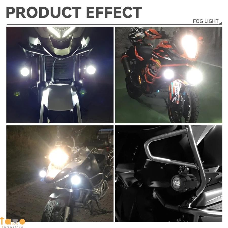 並行輸入品 ヤマハ led補助フォグライトアセンブリ BMW r1250gs adv f800gs r 1250 gs lc mt07 mt09 e9マーク_6