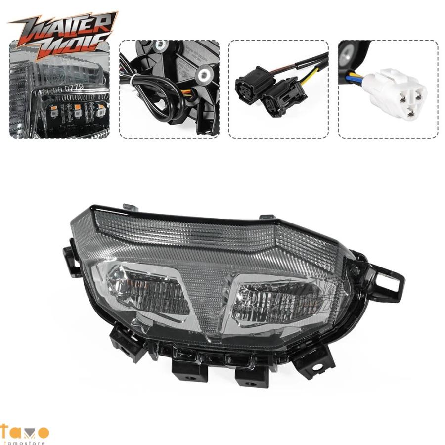 並行輸入品 ヤマハ リア ブレーキ 2025 mt-09 led 統合テールライト mt09 sp mt 09 y-amt 2024 ストップランプ信号インジケータライト e32の画像