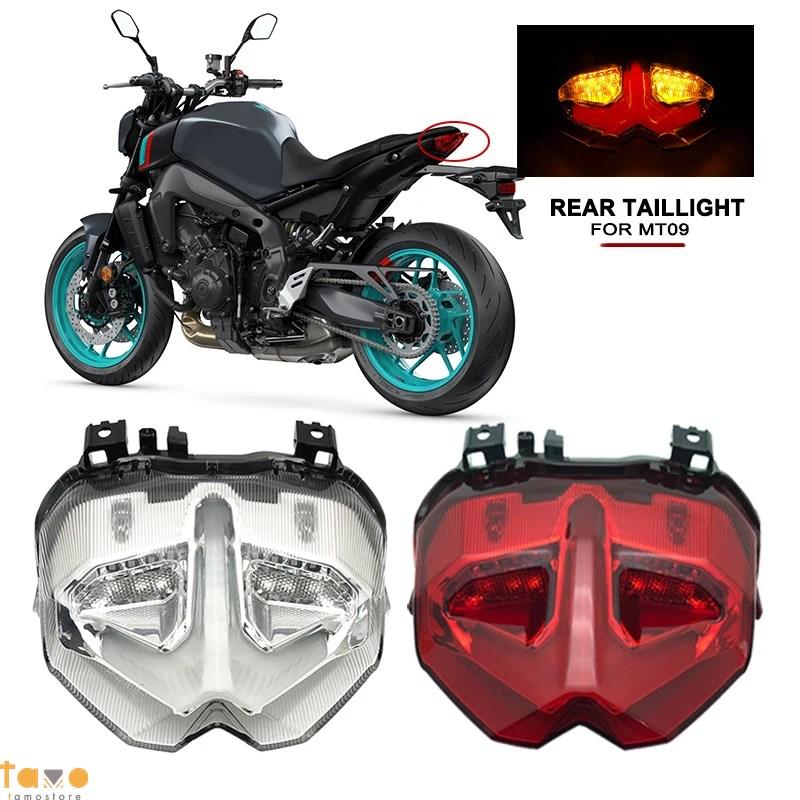 並行輸入品 ヤマハ リア ブレーキ 二輪 防水一体型テールライト ウィンカー mt09 mt-09 mt 09 2021-23 ledテールライトの画像