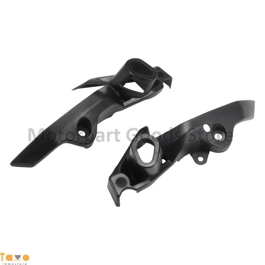 並行輸入品 ヤマハ フロント ヘッド ブラックアッパーライトフェアリングステーブラケット mt09 mt-09 2014-2016 fz09 fz-09 1rc-2831v-00-p0 1rc-2832vの画像