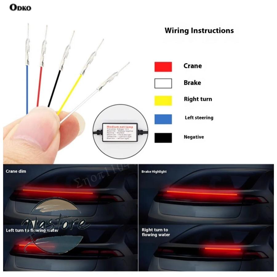 並行輸入品 テスラ tesla リア ブレーキ モデル3/x/s/y 高ポジションライト テールハザード信号ランプ ledカーボンスポイラーフローランプ