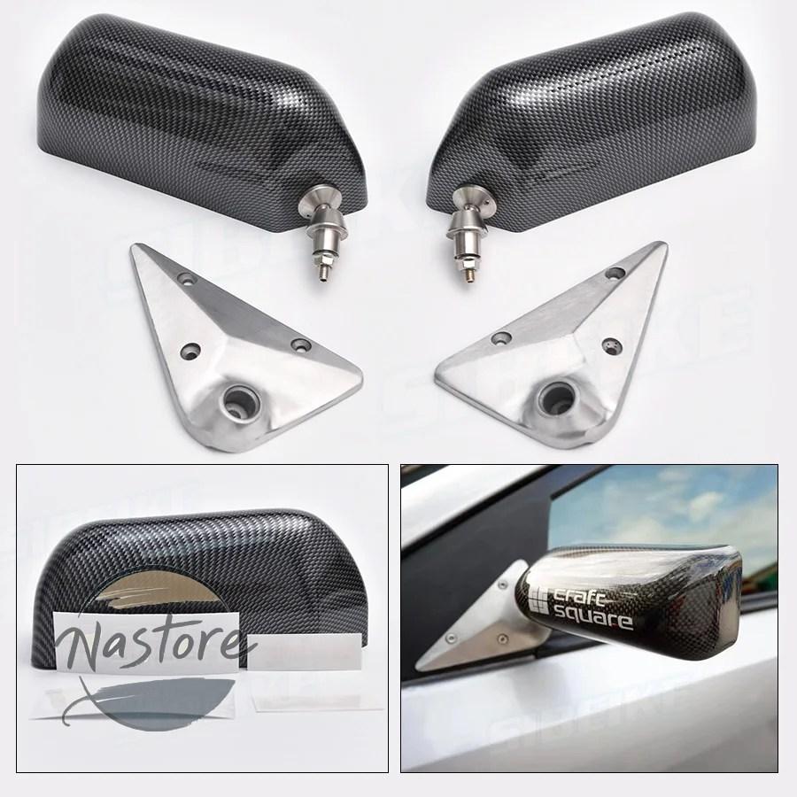 並行輸入品 汎用レーシングクラフトスクエア f1 スタイルミラーコピー