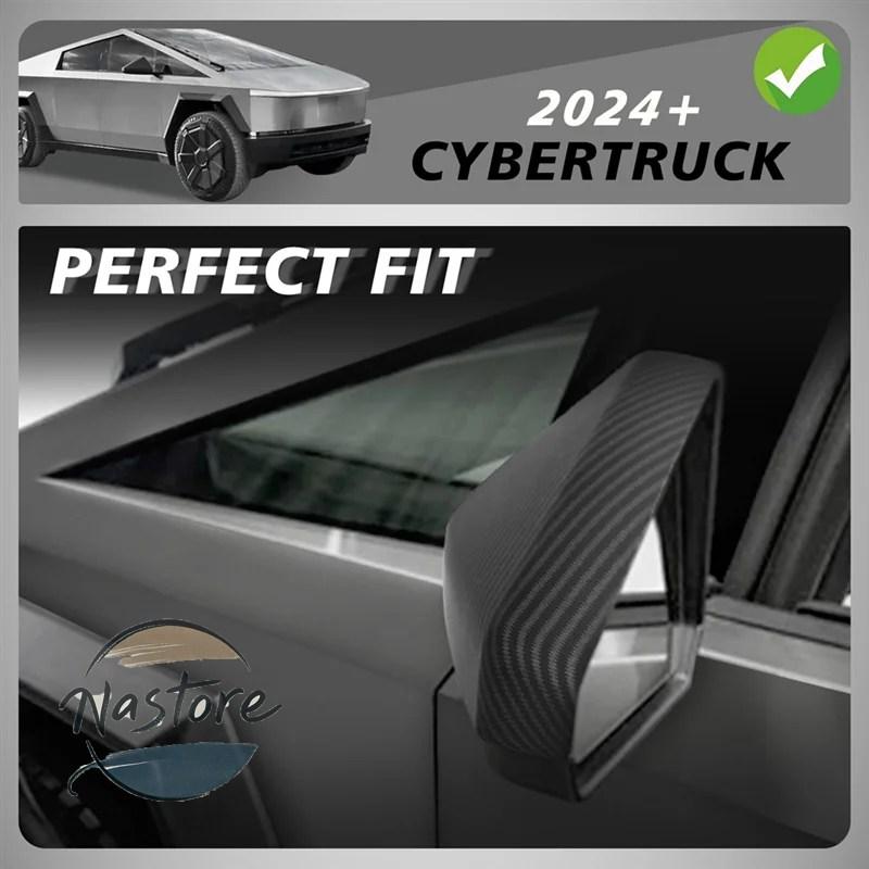 並行輸入品 テスラ tesla カバー 外装 カスタム a06g-ドアサイド バックミラーキャップ保護 cyber??truck 2024 アクセサリーの画像