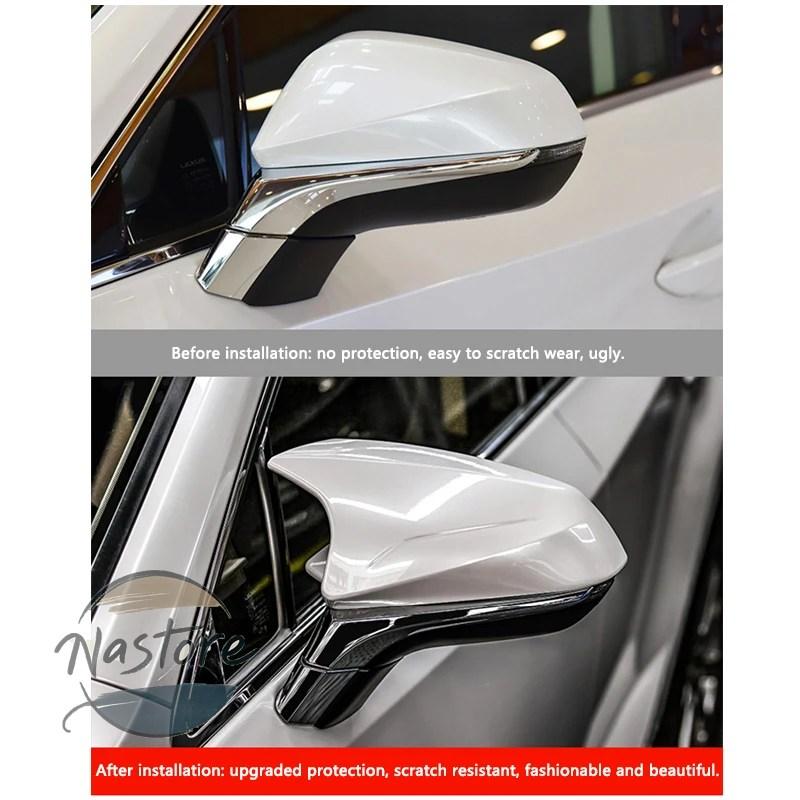並行輸入品 カバー qhcp- 牛革保護ミラー absバックミラーシェルキャップ スポーツスタイル lexus 15-22 nx/16-22 rx 1ペア 保護トリム_8