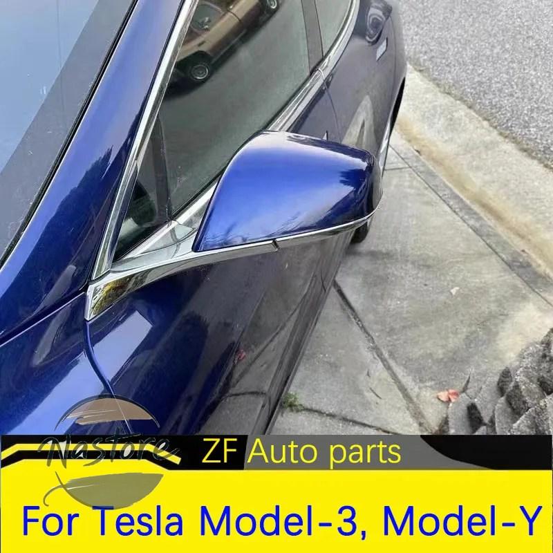 並行輸入品 テスラ tesla カバー リア カスタムパーツ モデル3/y バックミラー absドアサイド ミラー エクステアクセサリー_20