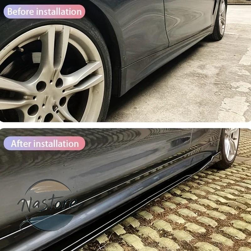 並行輸入品 BMW カスタム アクセサリー 3 シリーズ e90 e91 320i 330i 2005-2011 サイドスカート 2.2 メートル 86.6の画像