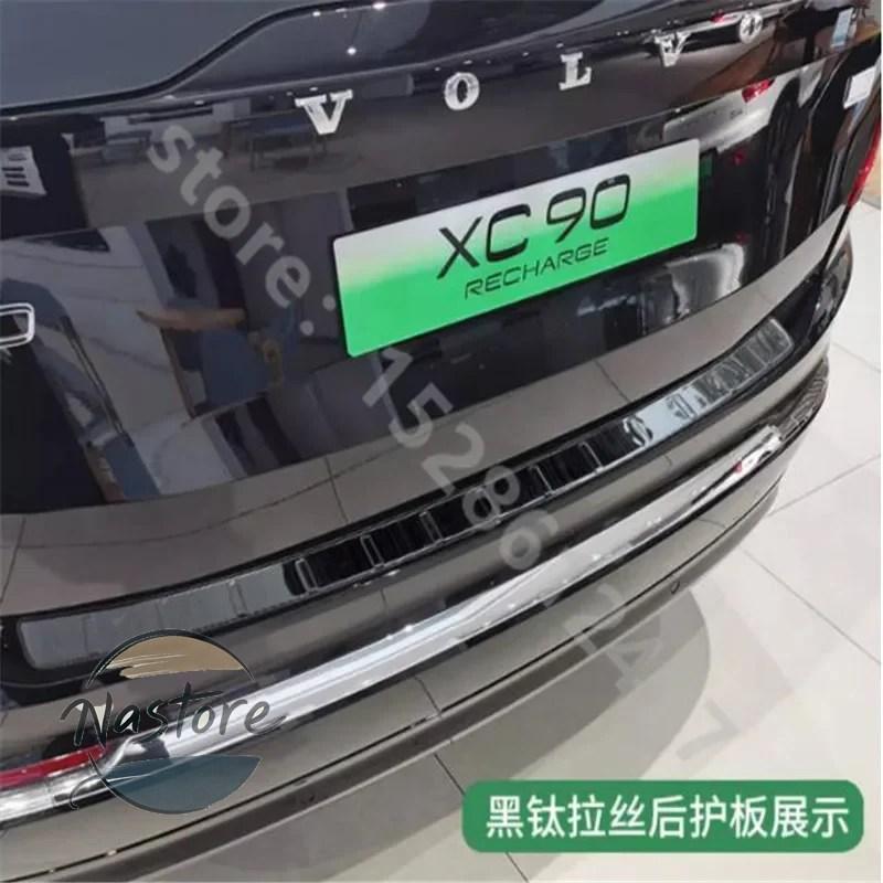 並行輸入品 リア カスタム evo xc90 ステンレス製バンパープロテクター トレッドプレート カーアクセサリー 2015 2016 2017 2024の画像